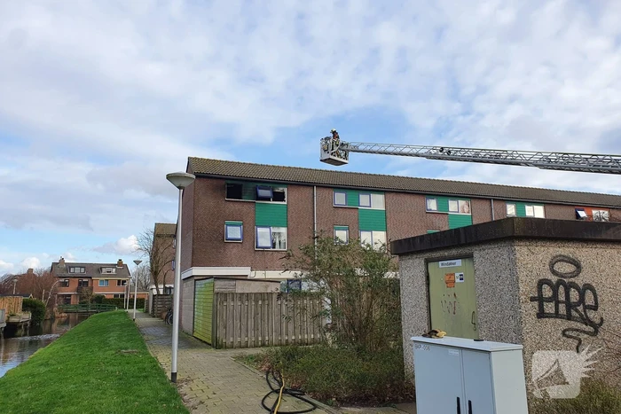Veel schade aan woning na brand