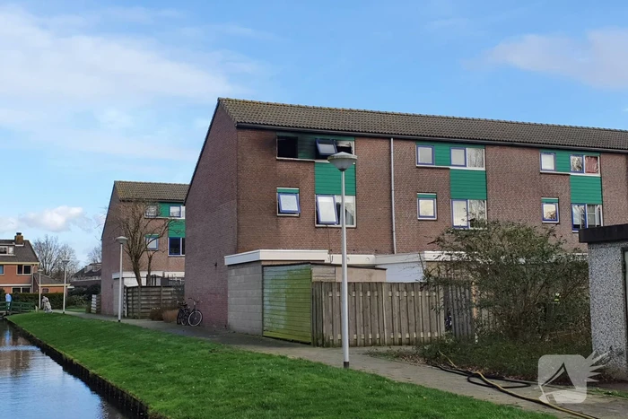 Veel schade aan woning na brand