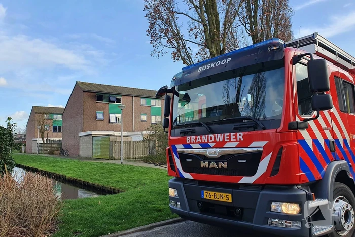 Veel schade aan woning na brand