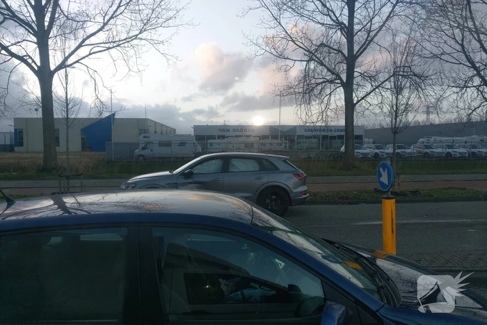 Auto flink beschadigd bij ongeval