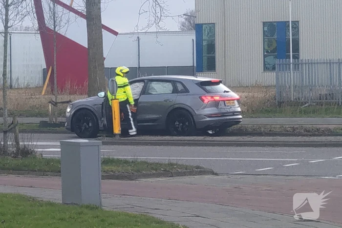 Auto flink beschadigd bij ongeval