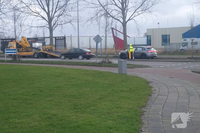 Auto flink beschadigd bij ongeval