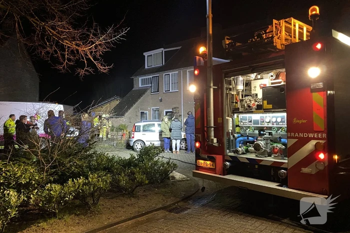 Woning vol rook na brand door kortsluiting