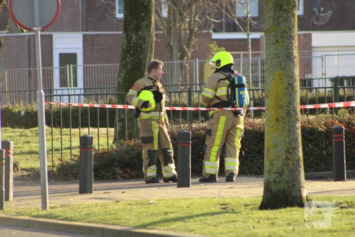 Gasleiding geraakt bij sloopwerkzaamheden