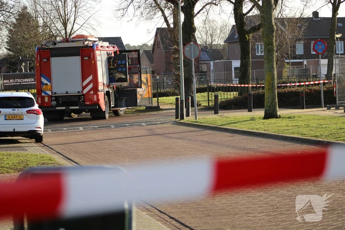 Gasleiding geraakt bij sloopwerkzaamheden