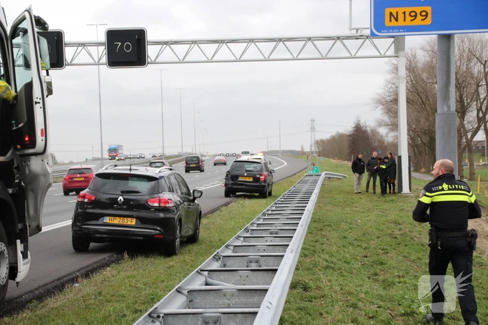 Meerdere auto's beschadigd na kop-staartaanrijding