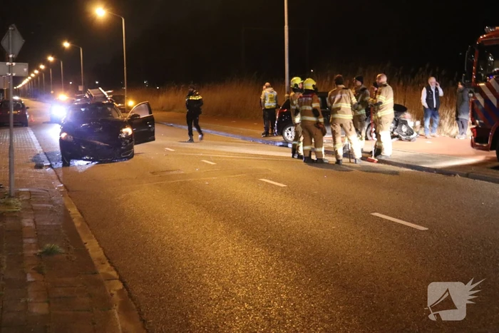 Gewonde na frontale aanrijding op kruising