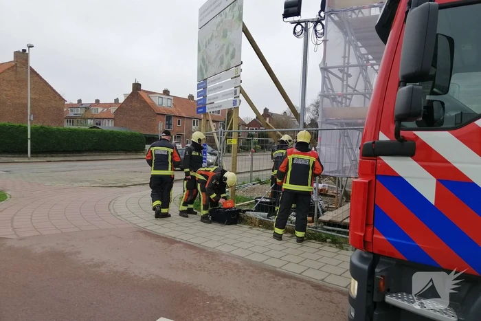 Bouwverlichting dreigt om te vallen