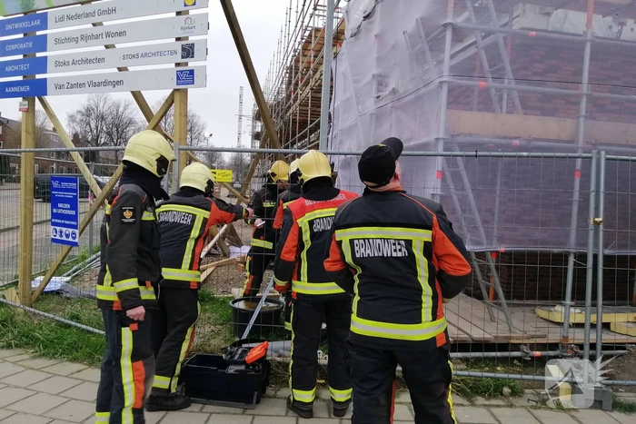 Bouwverlichting dreigt om te vallen