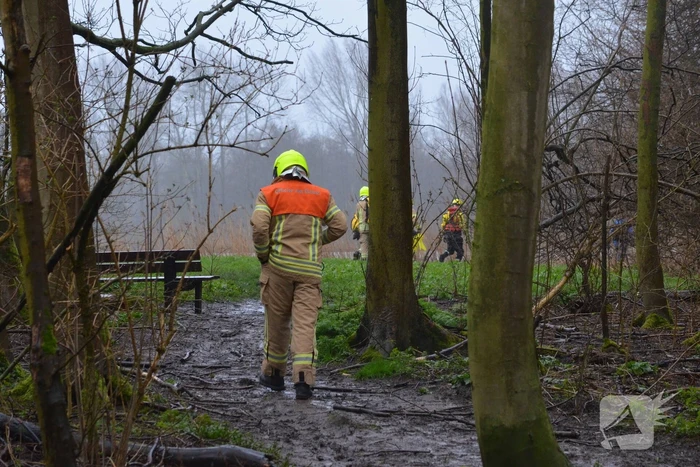 Zoektocht naar persoon te water