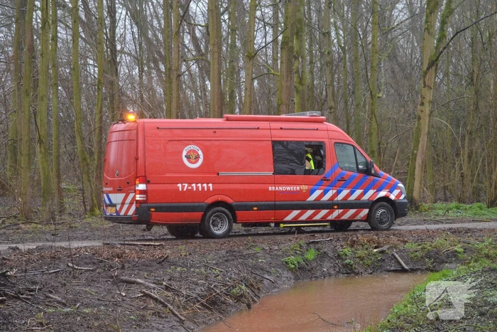 Zoektocht naar persoon te water