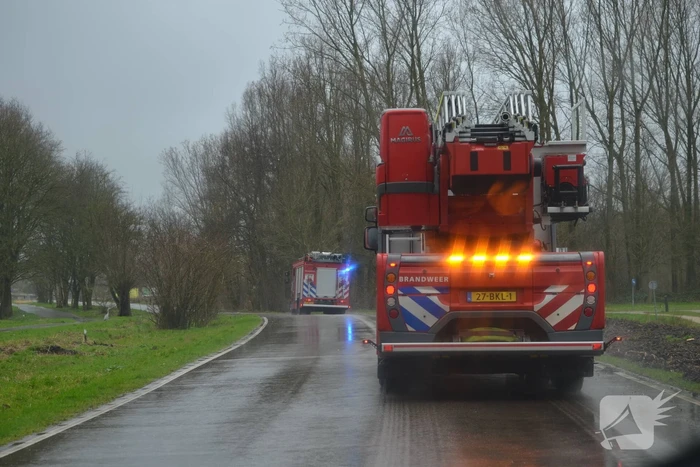 Zoektocht naar persoon te water