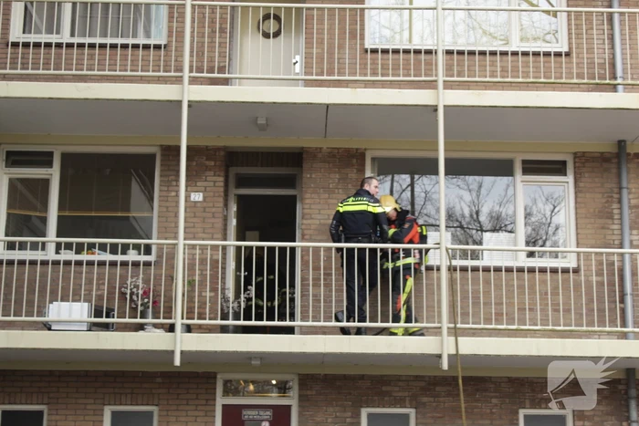 Combimagnetron vliegt in brand tijdens het bakken