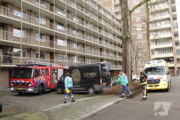 Combimagnetron vliegt in brand tijdens het bakken