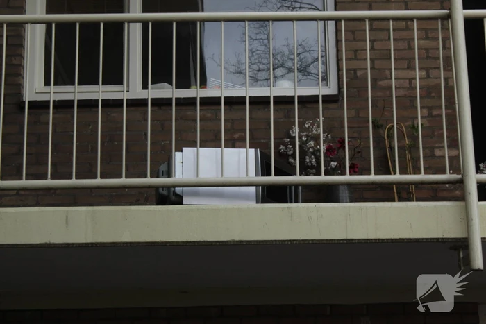 Combimagnetron vliegt in brand tijdens het bakken