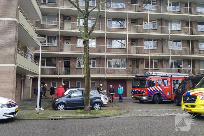 Combimagnetron vliegt in brand tijdens het bakken