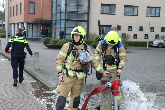 Uitslaande brand in slooppand