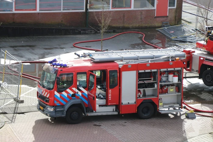 Uitslaande brand in slooppand