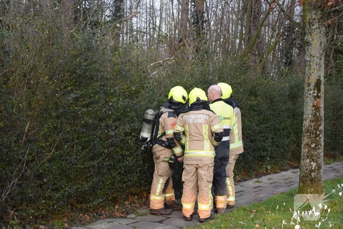 Gaslekkage bij sloopwoning