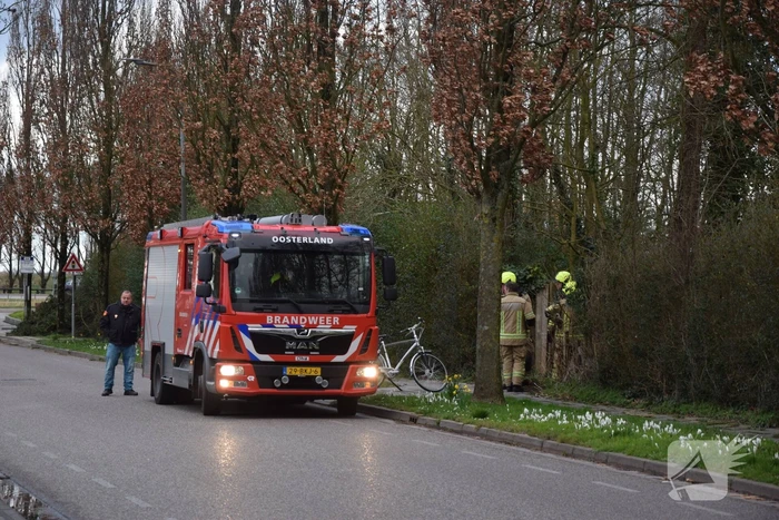 Gaslekkage bij sloopwoning