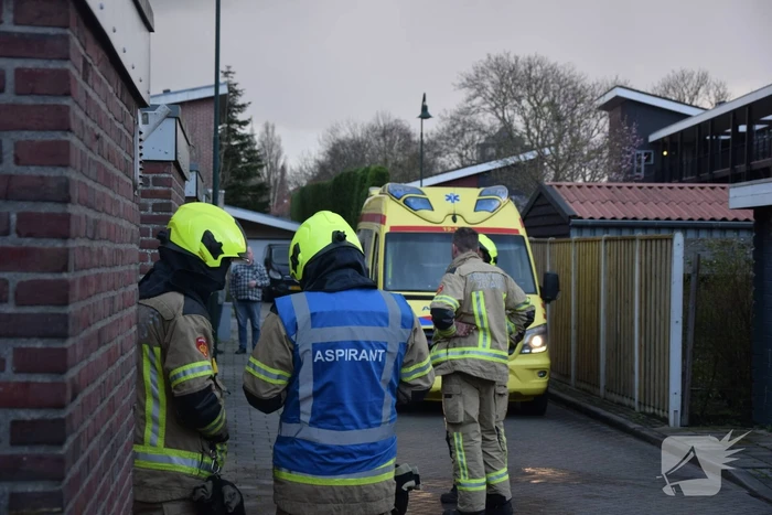 Geiser in woning vat vlam