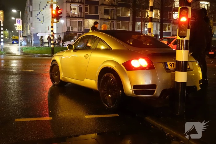Forse schade na aanrijding met drie personenauto's