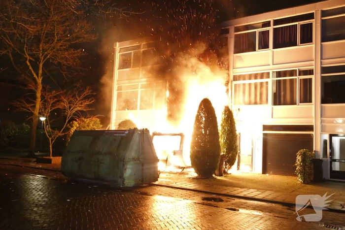 Brand verwoest caravan
