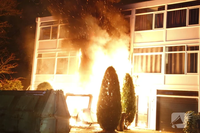 Brand verwoest caravan