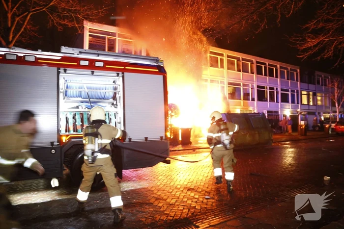 Brand verwoest caravan