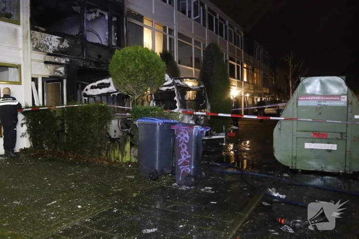 Brand verwoest caravan