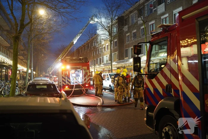 Uitslaande brand in appartement