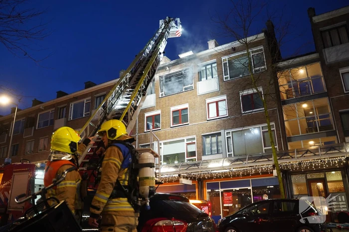 Uitslaande brand in appartement