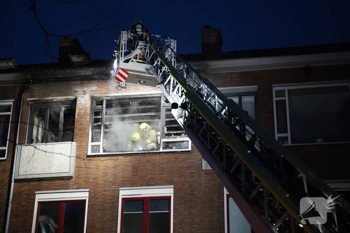Uitslaande brand in appartement