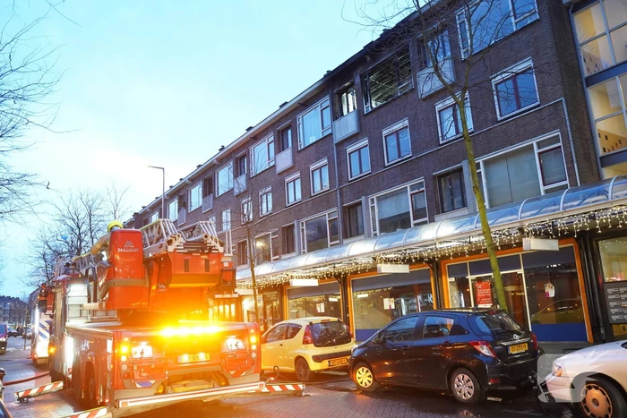 Uitslaande brand in appartement