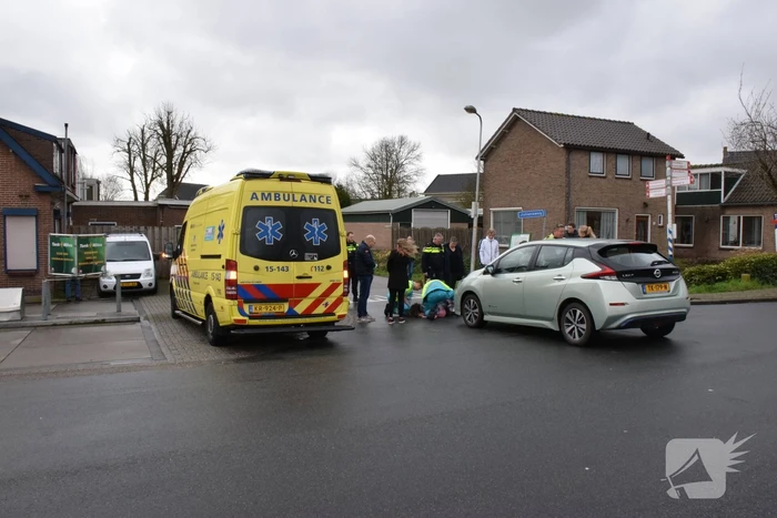 Fietsster gewond bij aanrijding