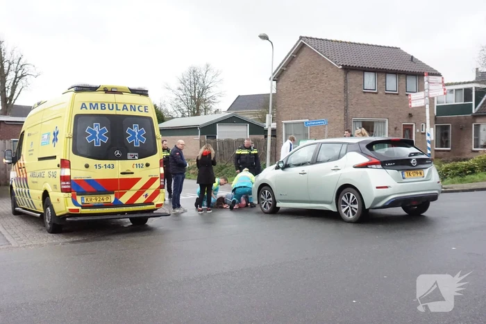 Fietsster gewond bij aanrijding