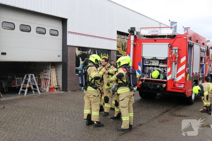 Kleine brand in bedrijvenpand
