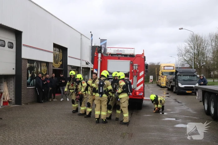 Kleine brand in bedrijvenpand