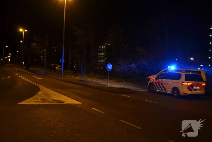 Auto rijdt tegen boom en raakt zwaarbeschadigd
