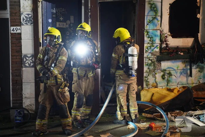 Drie gewonden na uitslaande brand in kraakpand