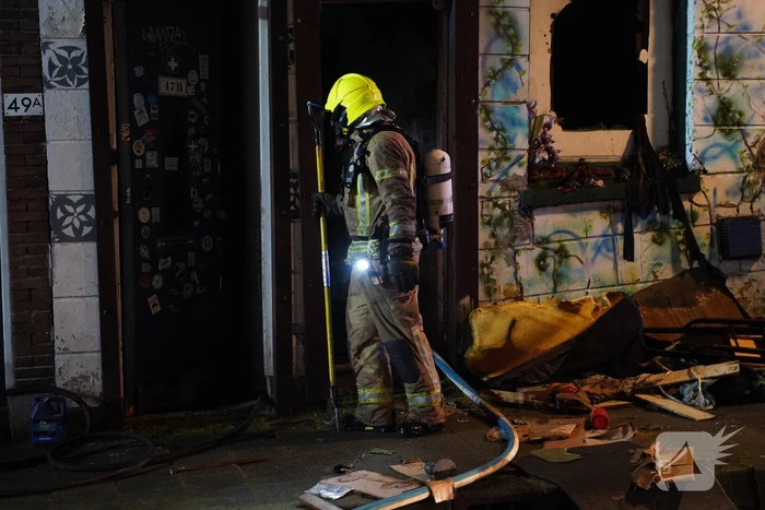 Drie gewonden na uitslaande brand in kraakpand