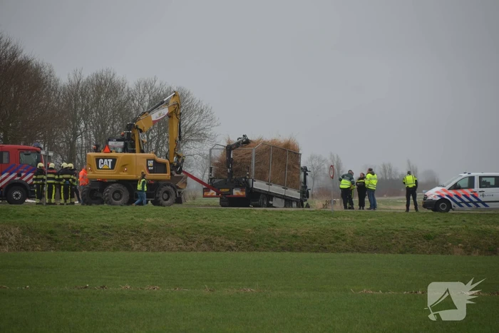 Twee doden bij ernstig ongeluk tussen auto en vrachtwagen