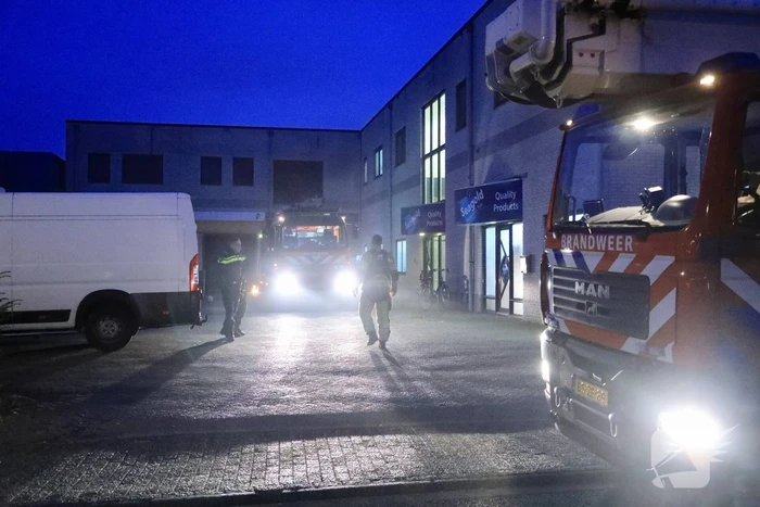 Visgroothandel vol rook na brand in koelcel