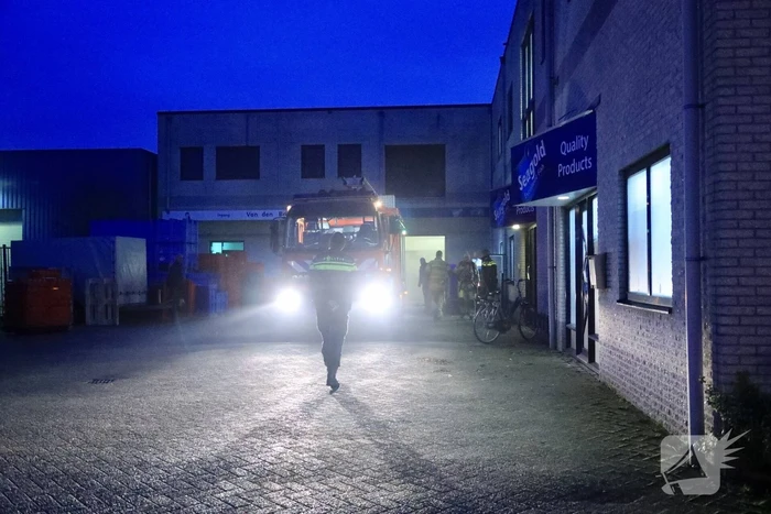 Visgroothandel vol rook na brand in koelcel