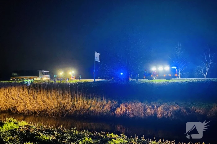 Bestuurder spoorloos na eenzijdig ongeval