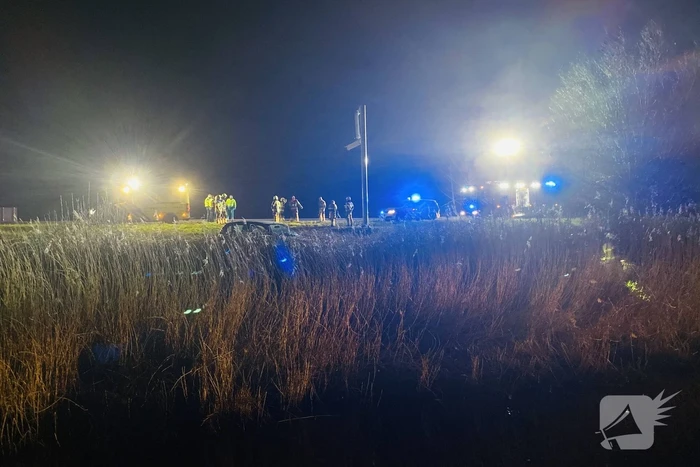 Bestuurder spoorloos na eenzijdig ongeval