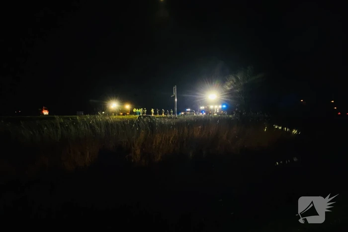 Bestuurder spoorloos na eenzijdig ongeval