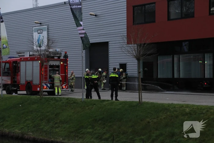 Brand in werkplaats Trilo