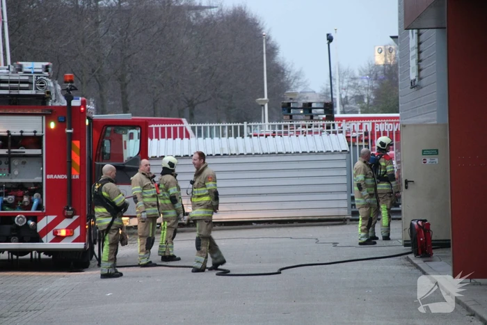 Brand in werkplaats Trilo