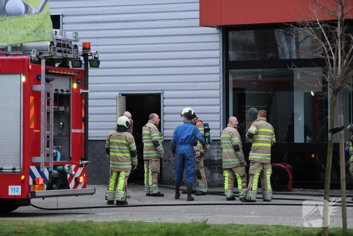 Brand in werkplaats Trilo